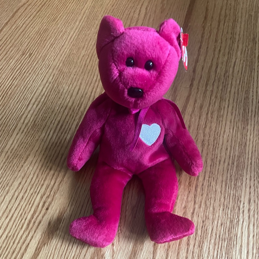 Valentine RARE TY Pink Beanie Babies